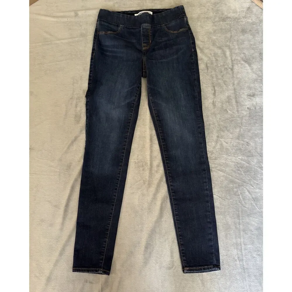 Old Navy Rockstar Jeggings Women’s Size 6 Dark Wash Pull-On‎ Skinny Jeans